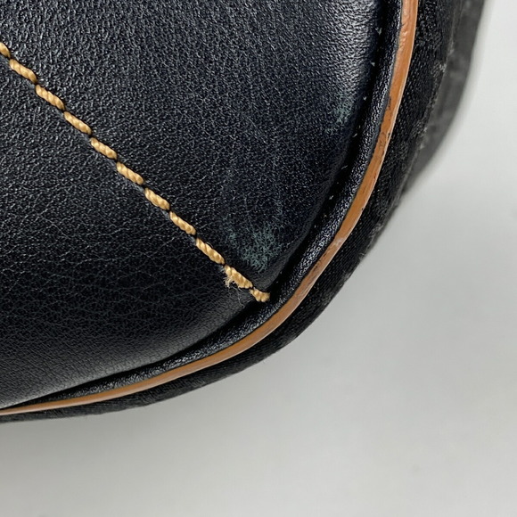 Celine Macadam Pattern Canvas Handbag Black - Picture 2 of 6